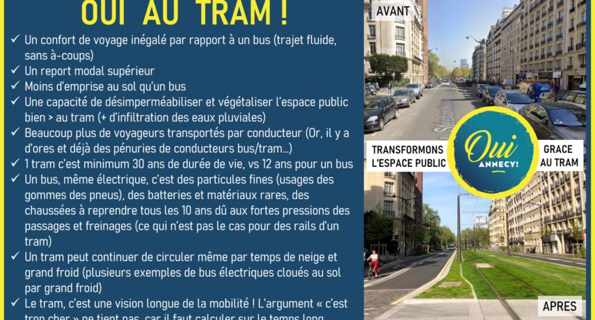 J-2 avant la concertation Oui au Tram J-2 avant la concertation Oui au Tram