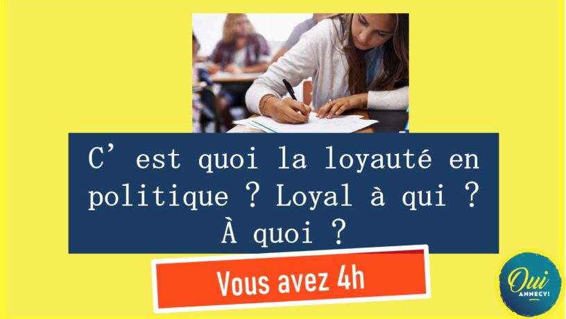 la loyauté en politique