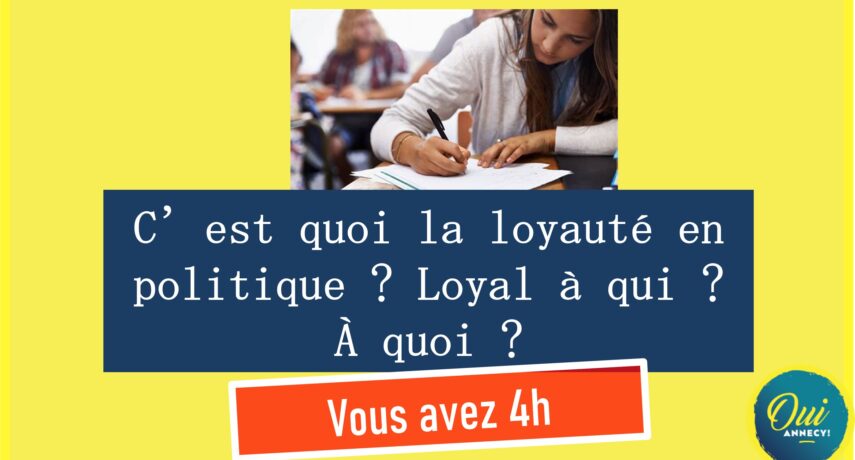 la loyauté en politique la loyauté en politique