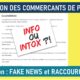 fake news pétition commerçants pringy